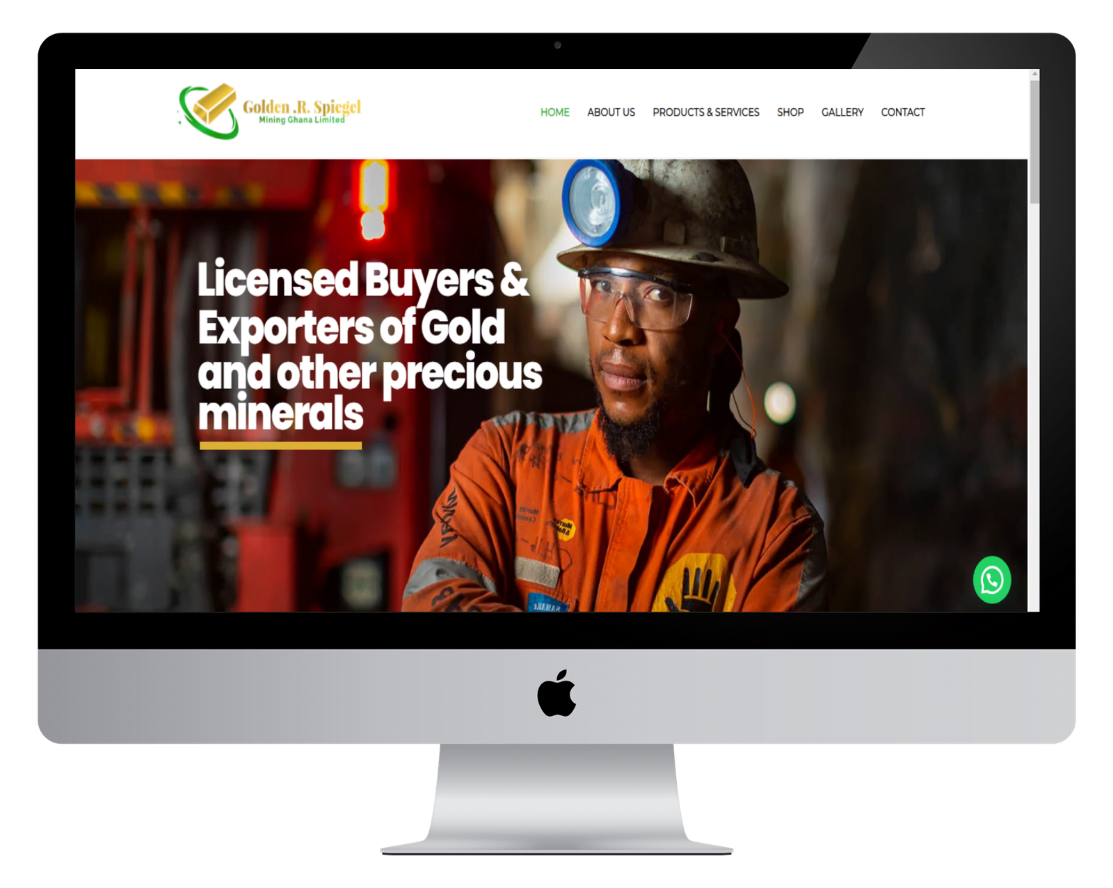 Mining Company Website
