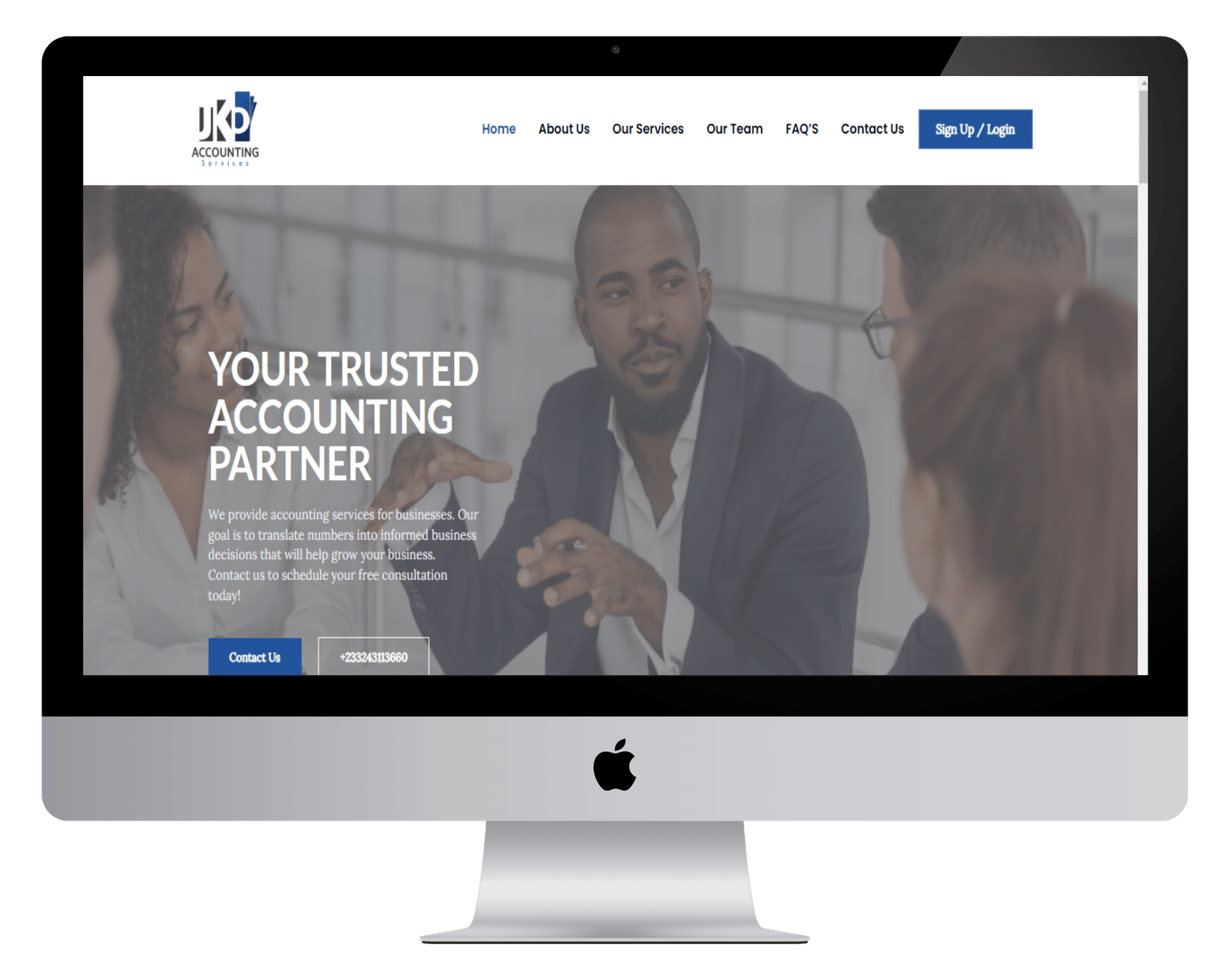 Corporate Website For Accounting Firm